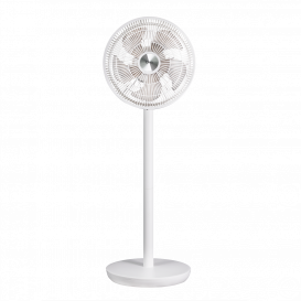 IONA 12" High Velocity Stand / Table Fan with Timer - White