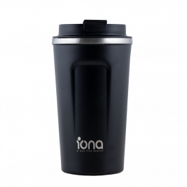 IONA 304 Stainless Steel Thermal Mug - Black
