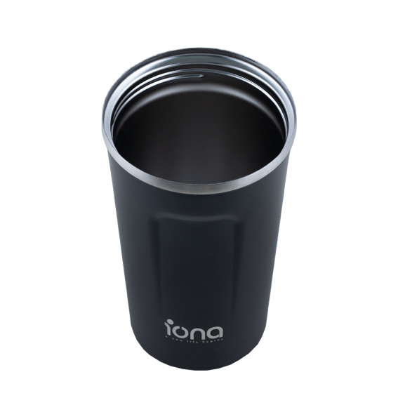 IONA 304 Stainless Steel Thermal Mug - Black
