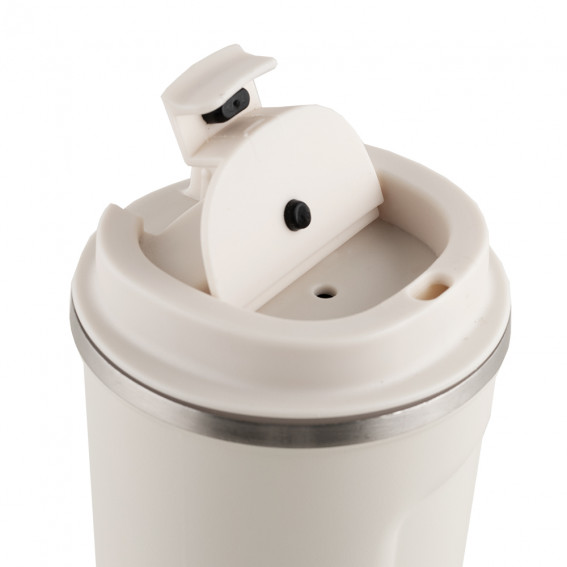 IONA 304 Stainless Steel Thermal Mug - White