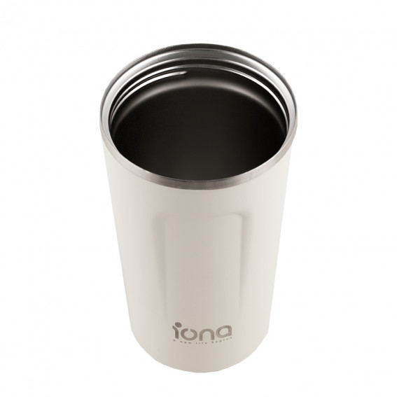 IONA 304 Stainless Steel Thermal Mug - White