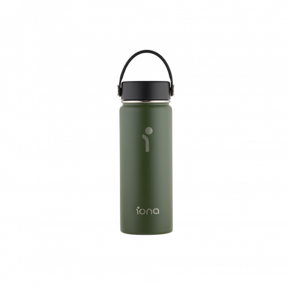 IONA Thermal flask Water Bottle 18oz - Green