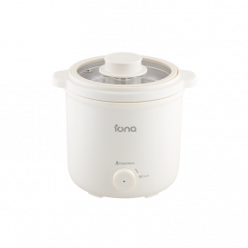 IONA 0.8L Multi Cooker / Rice cooker w Steamer - White