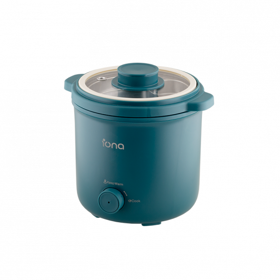 IONA 0.8L Multi Cooker / Rice cooker w Steamer - Green