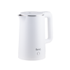 IONA 1.8L Cool Touch Stainless Steel Kettle White