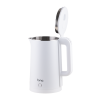 IONA 1.8L Cool Touch Stainless Steel Kettle White